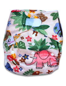 Sweet monkey Bambusové plenkové kalhotky sloni