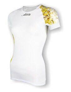 Suspect Animal Dámské funkční triko krátký rukáv GOLD bílá Bamboo Ultra - Žlutá / XL