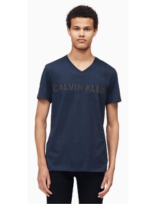 Calvin Klein pánské tričko s krátkým rukávem Logo Print tmavě modré