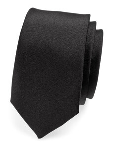 Avantgard Matná černá slim kravata