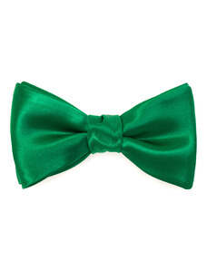 Avantgard Smaragdově zelený pánský vázací motýlek + kapesníček do saka