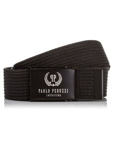 Kvalitní pánský opasek Paolo Peruzzi PW-12 105 cm černý