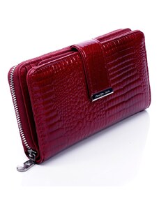 Jennifer Jones Dámská kožená peněženka červená 5280