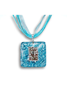 Skleněný náhrdelník WAGA