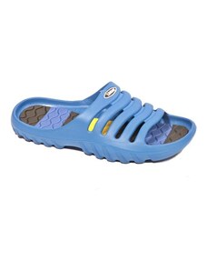 Afrodit Nadměrné pánské gumové pantofle Aron světle modré 46