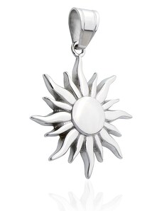 BM Jewellery Přívěsek slunce z chirurgické oceli S490065