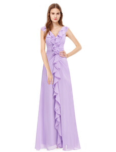 Ever Pretty krásné fialové šaty 8219