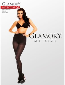 Punčocháče Glamory Microstar 50 • černá • 50 DEN