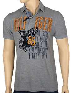 Tommy Hilfiger pánské polo tričko CF graphics grey