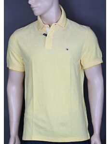 Tommy Hilfiger pánské polo tričko Custom Fit žluté