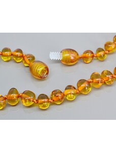 Aranys Jantarový náhrdelník medově zlatý