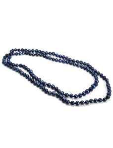 Aranys Náhrdelník říční perly modré 120 cm
