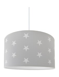 LAMPDAR Dětský lustr STARS GREY 1xE27/60W/230V SA0303