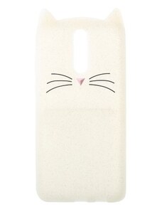 Pouzdro / Obal MFashion Huawei Mate 10 Lite - bílé - kočka