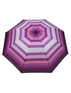 Afrodit Skládací pruhovaný deštník Danken fialový