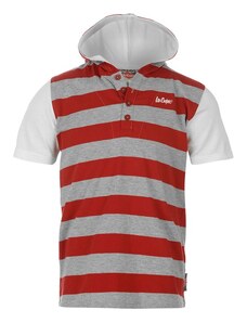 dětské tričko LEE COOPER - RED/GREY M - 140 9-10 let