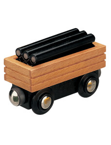 Dřevěné hračky Maxim Vagón s potrubím - Maxim 50212