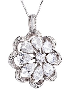 A-diamond.eu jewels Přívěsek stříbrný velká květina 677