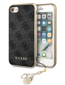 Ochranný kryt pro iPhone 7 / 8 / SE (2020/2022) - Guess, Charms 4G Back Gray