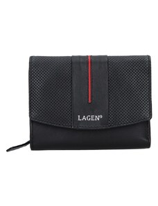 Dámská peněženka Lagen Carinne - černo-červená