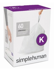 Sáčky do odpadkového koše 35-45 L, Simplehuman typ K zatahovací, 3 x 20 ks ( 60 sáčků )