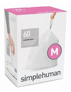 Sáčky do odpadkového koše 45 L, Simplehuman typ M zatahovací, 3 x 20 ks ( 60 sáčků )