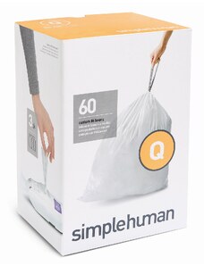 Sáčky do odpadkového koše 50-65 L, Simplehuman typ Q zatahovací, 3 x 20 ks ( 60 sáčků )