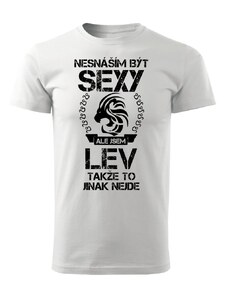 Pánské tričko Nesnáším být sexy ale jsem LEV