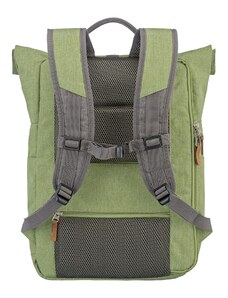 Travelite Basics Roll-up Backpack Green/Grey