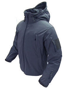 Bunda Condor Softshell - modrá, XL