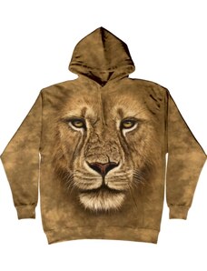 Mikina The Mountain Hoodie Lion Warrior - béžová, L