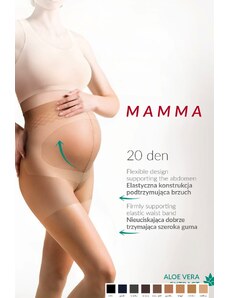 GABRIELLA Těhotenské punčocháče 108 Mamma 20 den nero