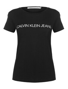 Dámské triko Calvin Klein Jeans Tee Černé