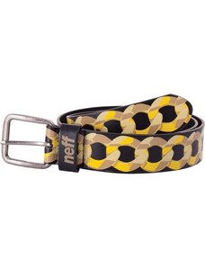 neff Pánský koženkový pásek chain belt/gold