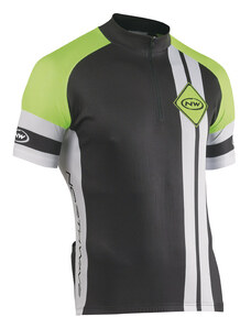 Northwave NW DRES BEWARE OF CYCLIST 2014 056 19 black-white-yellow-fluo