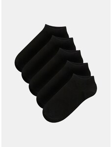 Sada pěti párů černých pánských ponožek Jack & Jones Dongo - Pánské