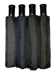 Doppler Magic XM Senator - pánský plně automatický deštník šedý proužek