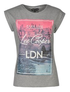 dámské tričko LEE COOPER ldn - GREY/MARL - XL