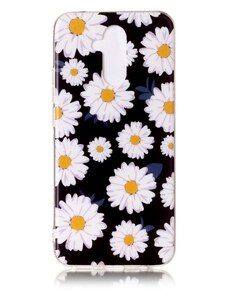 Pouzdro MFashion Huawei Mate 20 Lite - bílé - květy