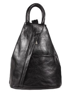 Černé, kožené dámské batohy | 340 kousků - GLAMI.cz