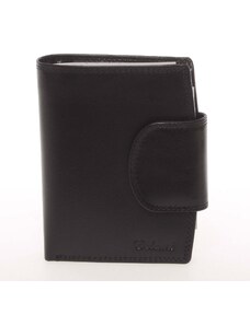 Pánská elegantní kožená černá peněženka - Delami Rodel černá