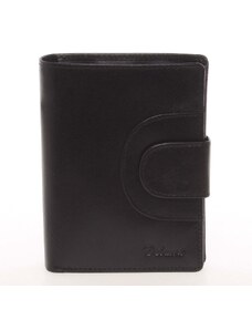Kožená módní černá peněženka pro muže - Delami Raynard černá
