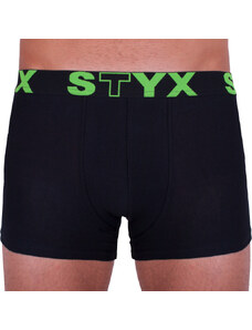 Pánské boxerky Styx sportovní guma nadrozměr černé (R962)