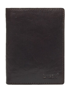 Lagen Pánská kožená peněženka LAGEN 2001/T tmavě hnědá