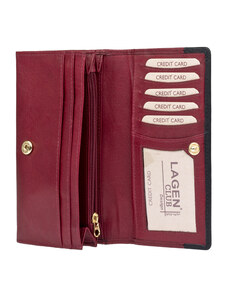 Lagen Dámská peněženka kožená PWL367 Červená