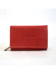 Červená kožená peněženka Wild Tiger no. 68