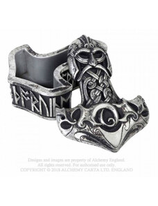 Spiral Šperkovnice Alchemy Gothic VIKING Thorovo kladivo Thor's Hammer