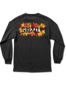 grizzly Pánské triko seasonal stamp ls tee black