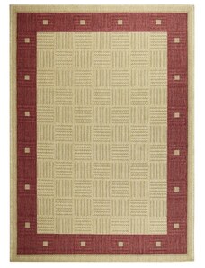 Oriental Weavers koberce Kusový koberec SISALO/DAWN 879/O44P (J84 Red) – na ven i na doma - 133x190 cm