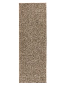 Hanse Home Collection koberce Kobercová sada Pure 102614 Braun - 3 díly: 70x140 cm (2x), 70x240 cm (1x) cm